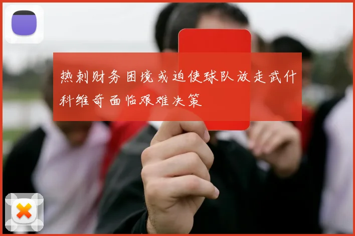 热刺财务困境或迫使球队放走武什科维奇面临艰难决策