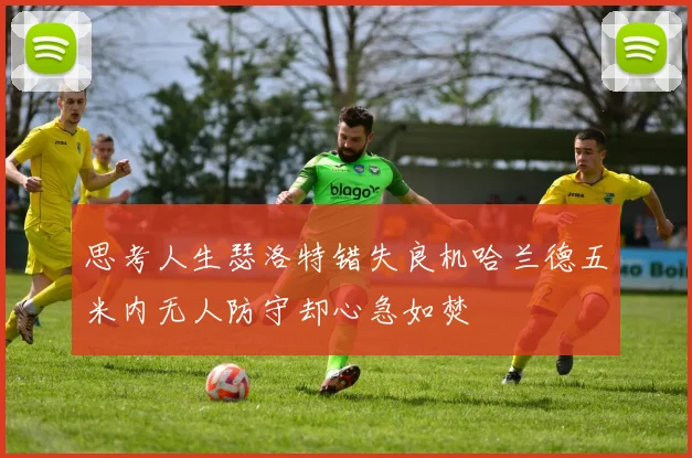 思考人生瑟洛特错失良机哈兰德五米内无人防守却心急如焚